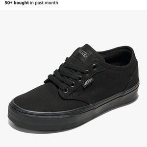 Vans women’s All-Black Canvas Sneaker